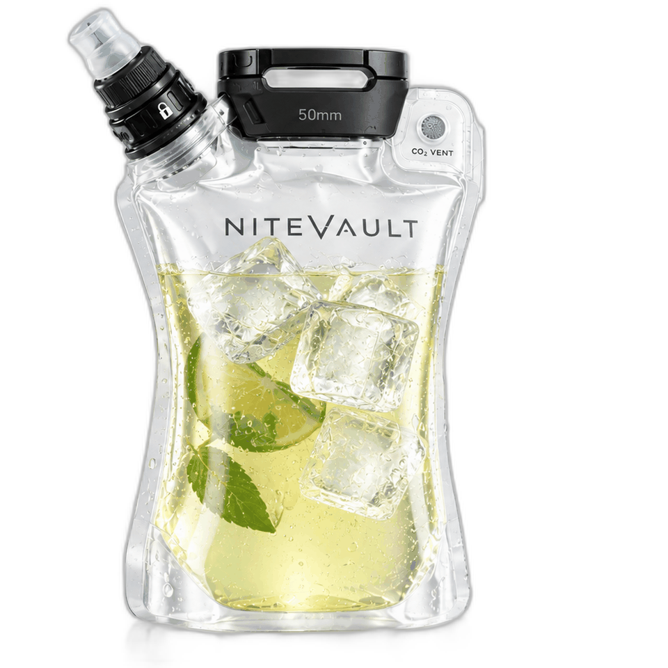 The Nitevault core pouch, sealed and ready to fill